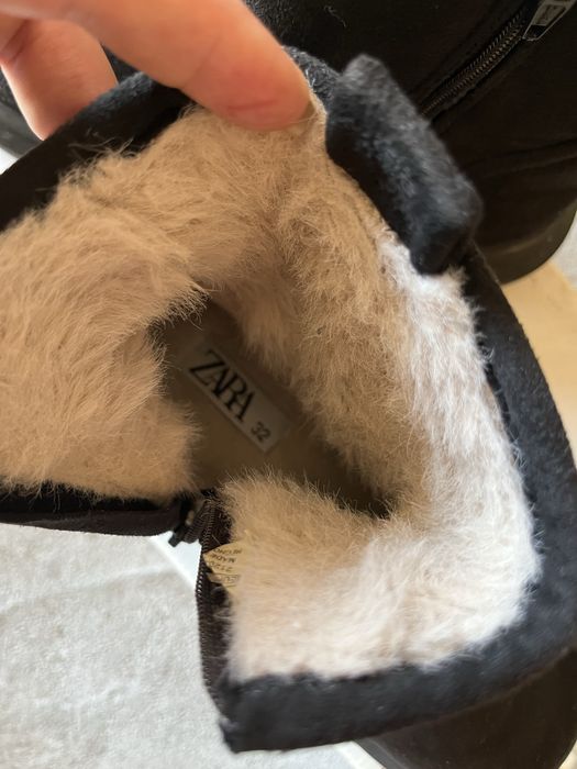 Детски боти с пух Zara