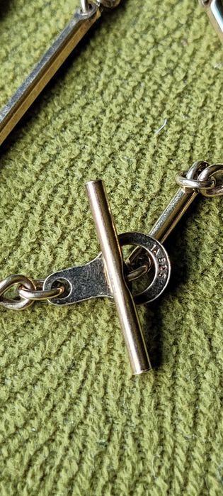 Lanț argint placat cu aur