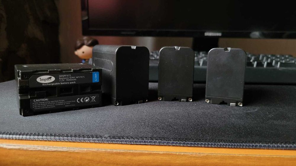 Baterii 4 IMNP975 7600mAh 7.2V/12V (Replaces SONY NP-F975) Camera Video/Photo