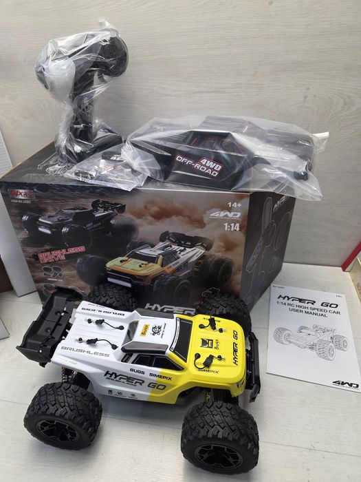 RC Количка MJX Hyper Go 14207 1/14 80KM/H Brushless RC Car 4WD - Нова