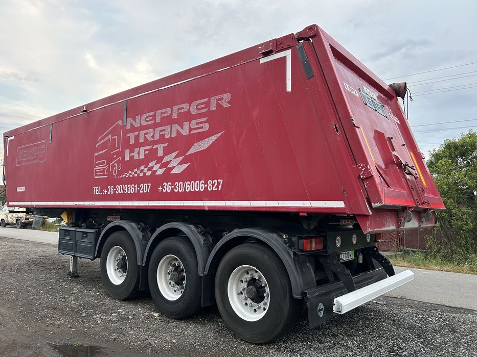 Semiremorca Cereale Kempf 40mc. Frana Disc  2015 Alcoa 2 Axe Liftante Recent Adus Impecabila