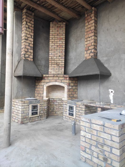 Барбекю   камины