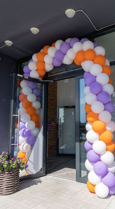 Арки оформление шарами