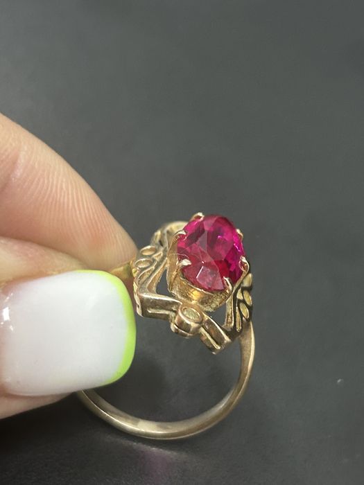 Кольцо золотое советское 583