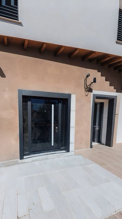 Входна врата за външни условия двойна-Premium two glass