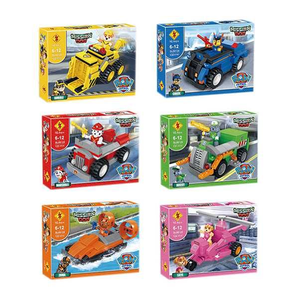 Конструктор Пес Патрул 122ч, Маршал, Роки, Зума, Рабъл