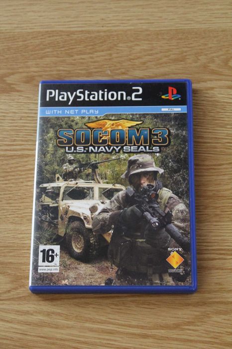 Playstation 2 slim + joc SOCOM 3 U.S. Navy Seals