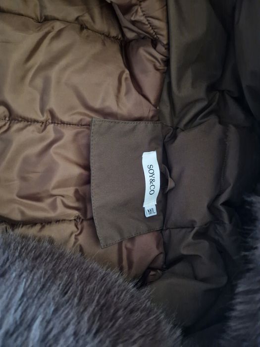 Дамско яке с пух