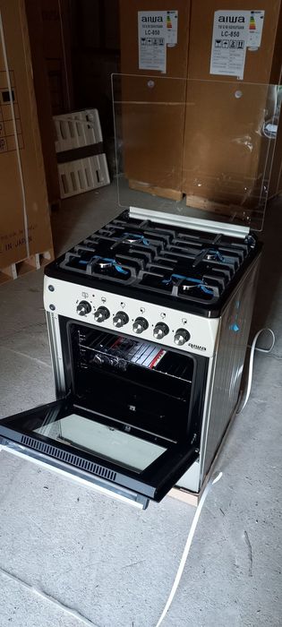 Газовая плита Aiwa AI 410  Чистый белый стиль, японская надежность