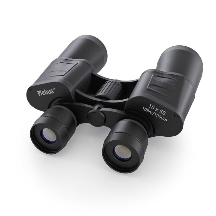 Професионален бинокъл Mebus 10x50 с оранжево антирефлексно покритие