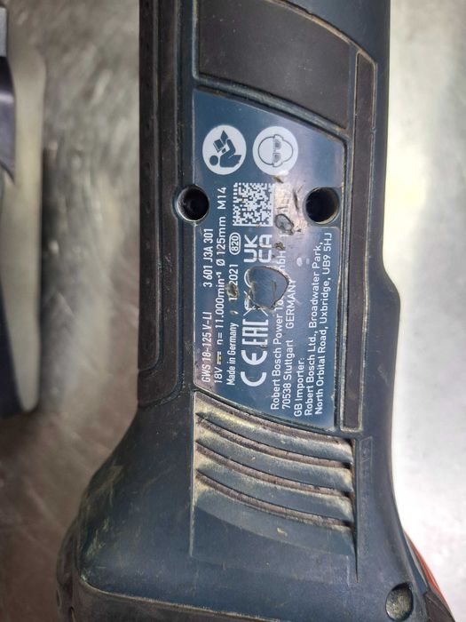Bosch GWS 18-125 акумулаторен ъглошлайф