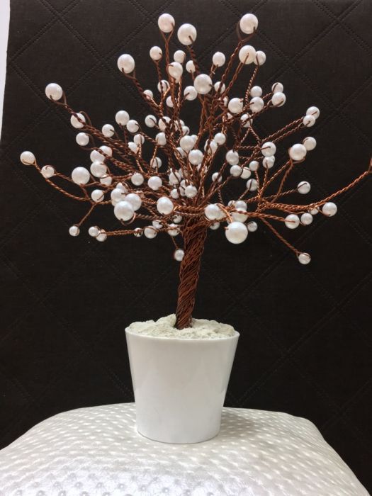 Copac decorativ cu perle