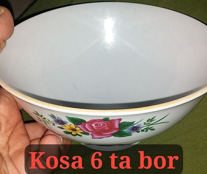 Oq va paxta gulli kosalar aralash hammasi 200 minga bervoraman