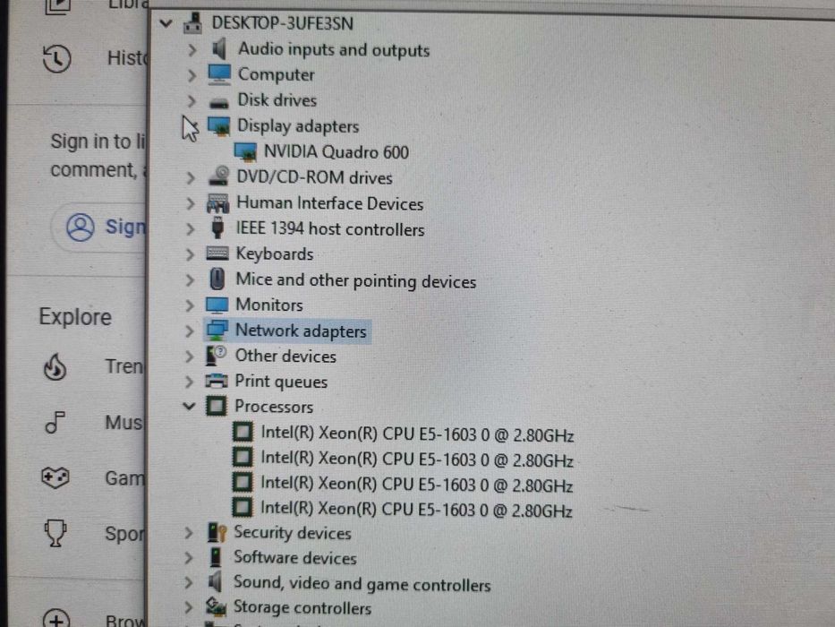 vand calculator workstation Hp Z420..Xeon E5-1603..quad core..24 Gb