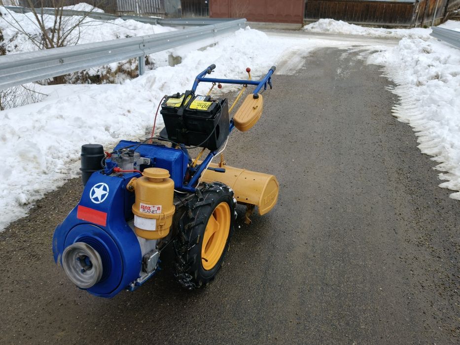 Motoagricola 4x4 MB cu remorca basculabila