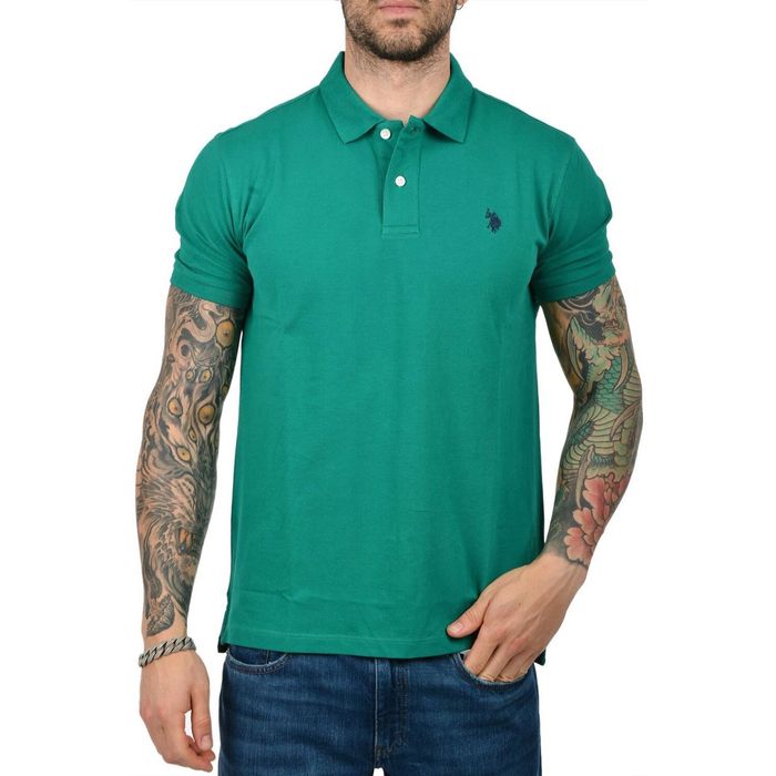 U.S. Polo Green Polo Tshirt XL