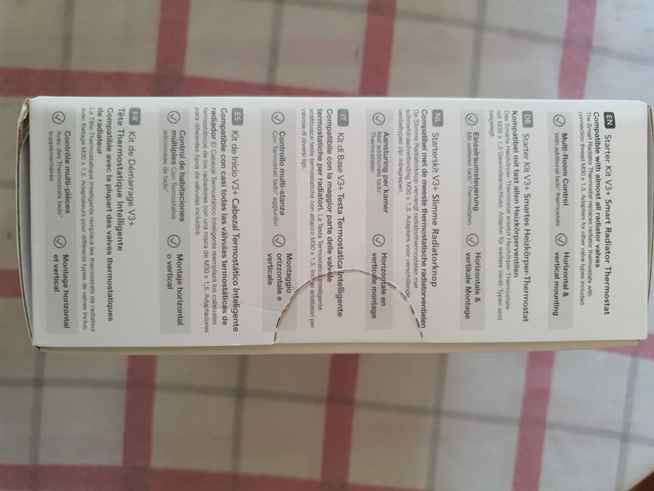 TADO Smart термостат и интернет свързващо устройство, Starter Kit V3+