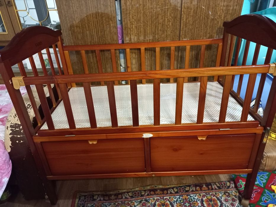 Манеж детский деревянный