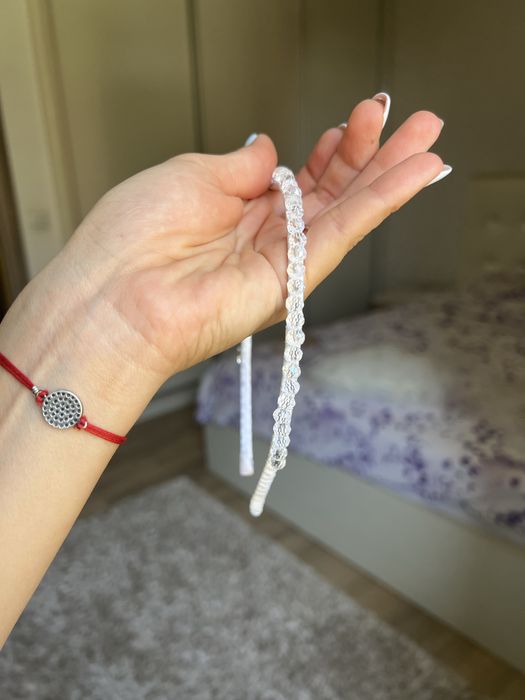 Приказна тюлена бяла рокля размер 1-2год