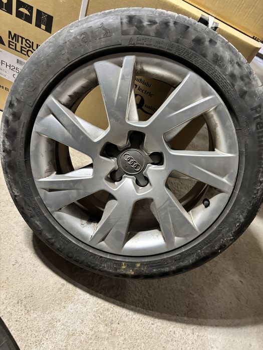 Джанти 17/5/112 с летни гуми за ауди