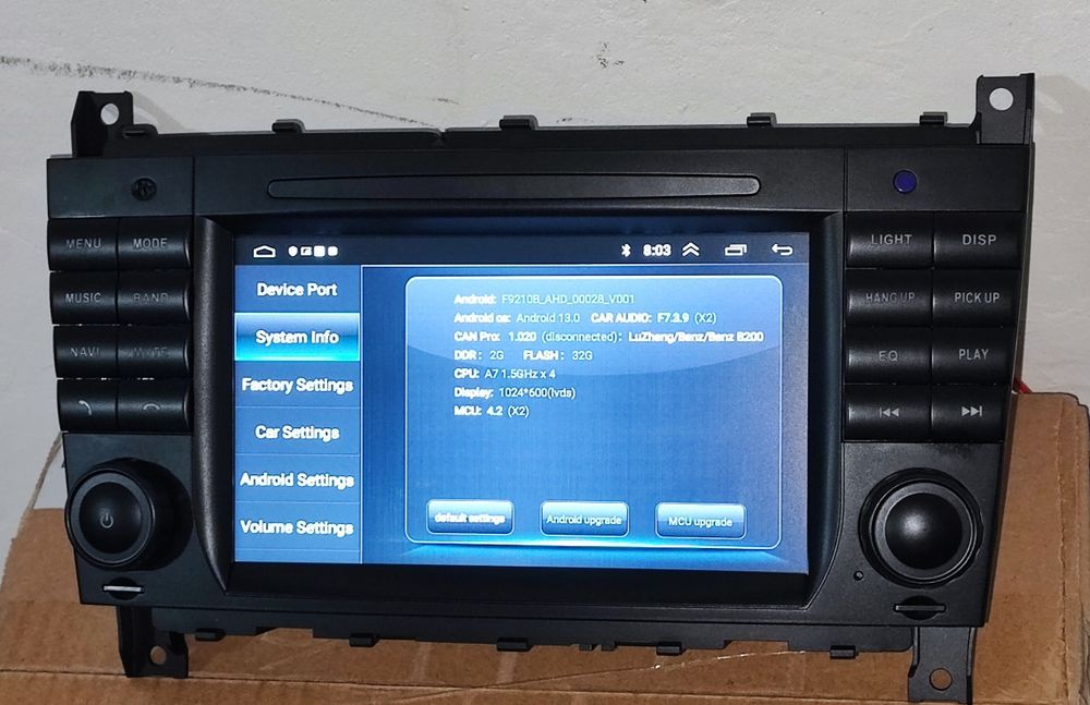 Мултимедия за Мерцедес W203 W209 W219 2004-2011 С-класа