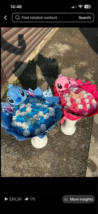 Buchet Stitch/Angela - 51 trandafiri