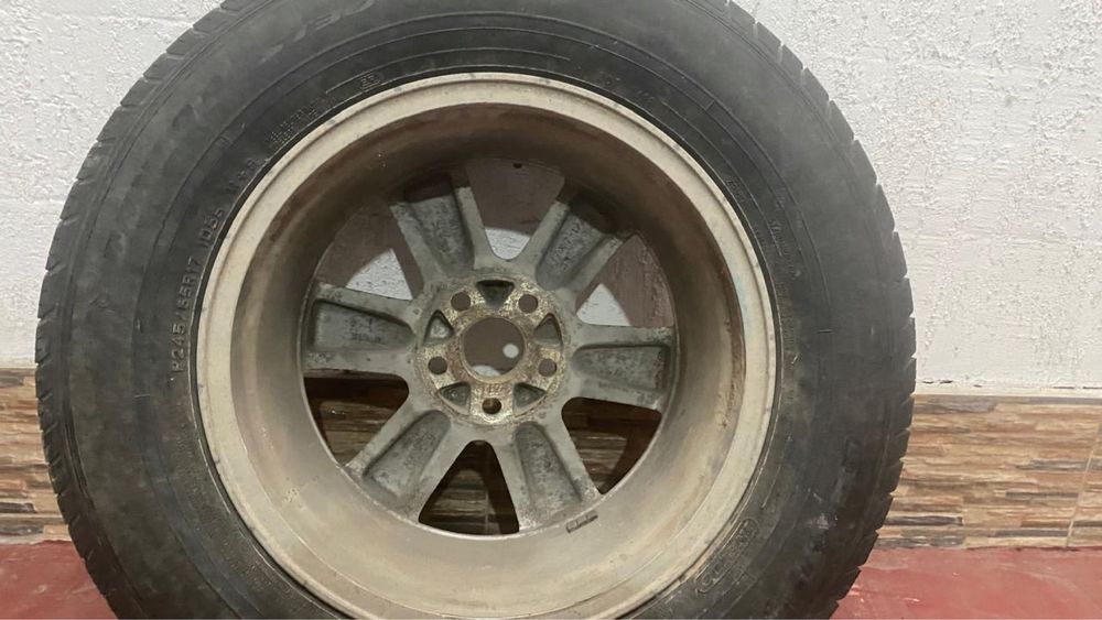 Титановые диски  с покрышкой Dunlop
