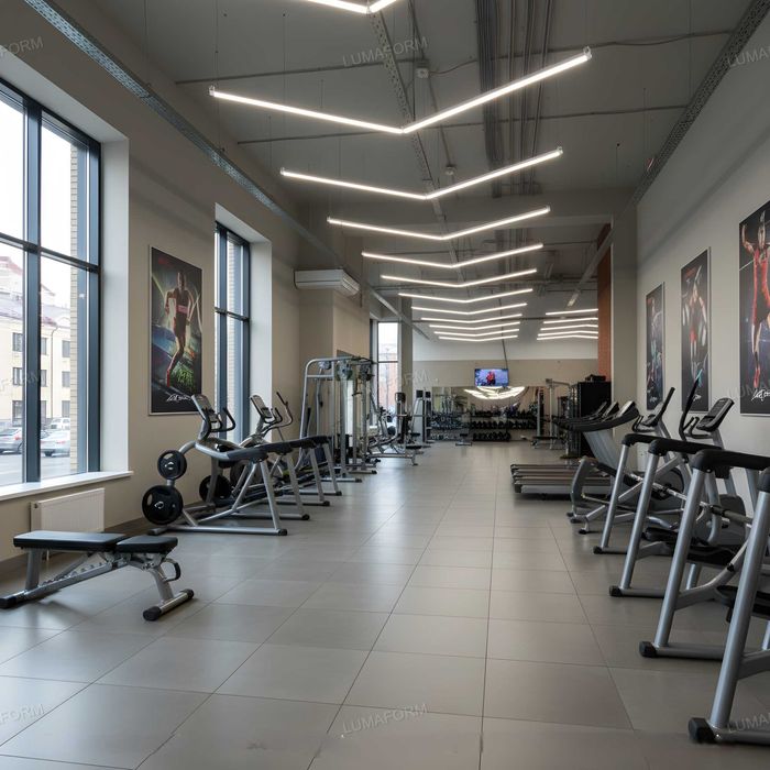 LED yoritish sport zali va fitness uchun / LED освещение для спортзала