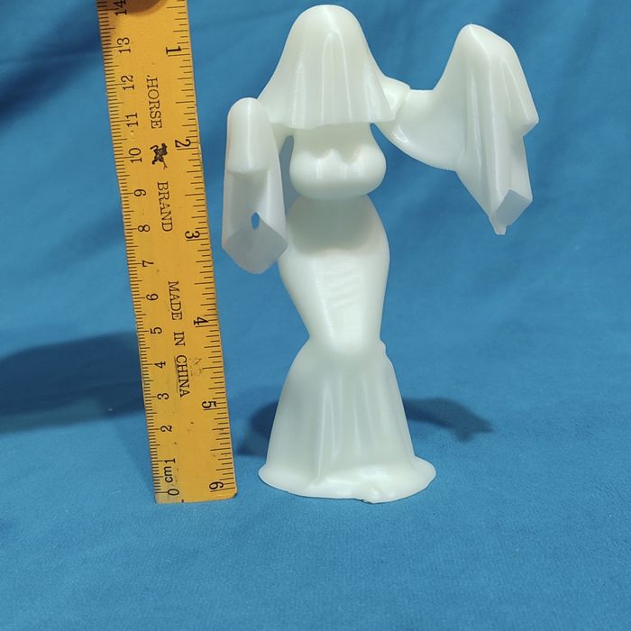 3D-фигурка призрака, фигурка-девушка