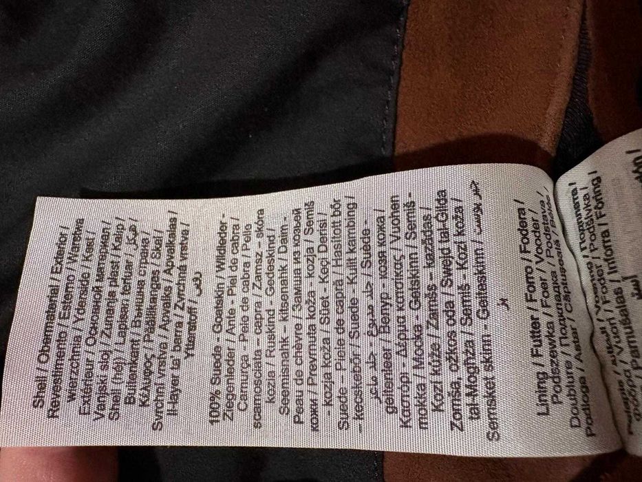 Geaca din piele intoarsa (100% naturala)