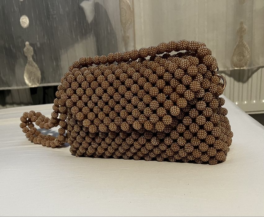 Geanta handmade din margele