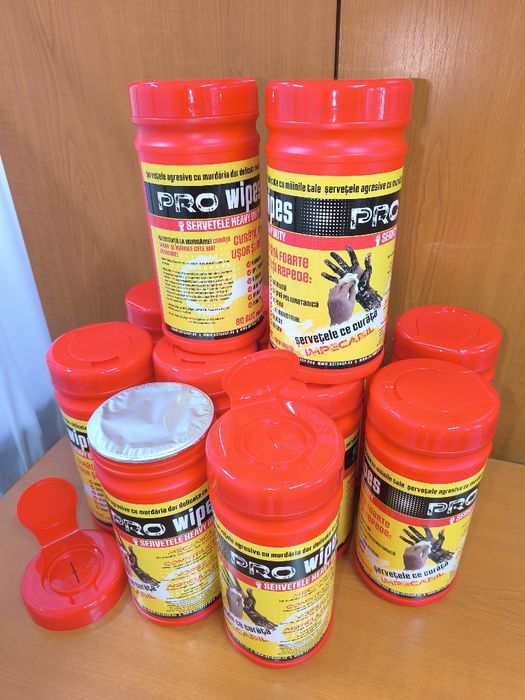Șervețele umede– PRO Wipes Heavy Duty