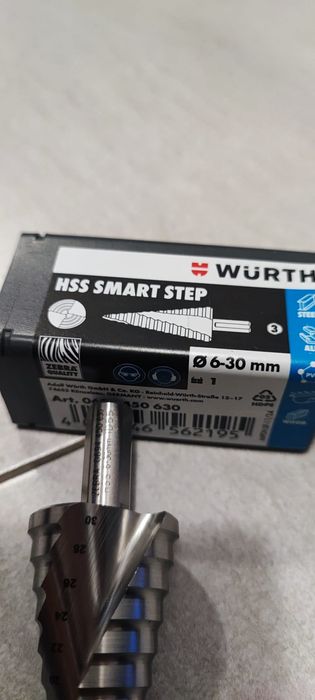 Burghiu con profesional wurth zebra  6 30 mm