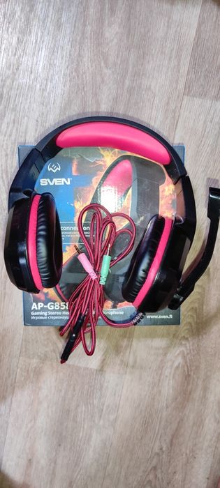 Игровые наушники sven ap g858mv