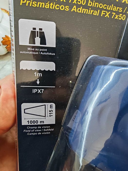 Бинокъл PLASTIMO ADMIRAL FX 7x50 Waterproof