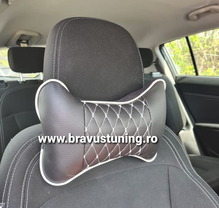 Perne tetiera auto set de 2 buc PIELE ECOLOGICA Confort