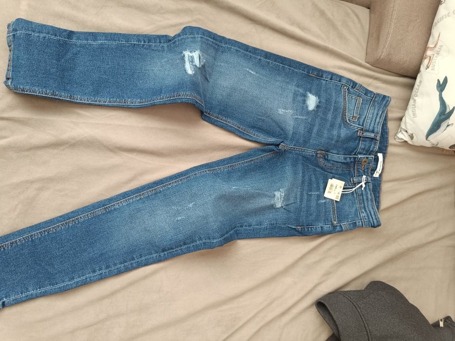 Дънки с протрит ефект, 140