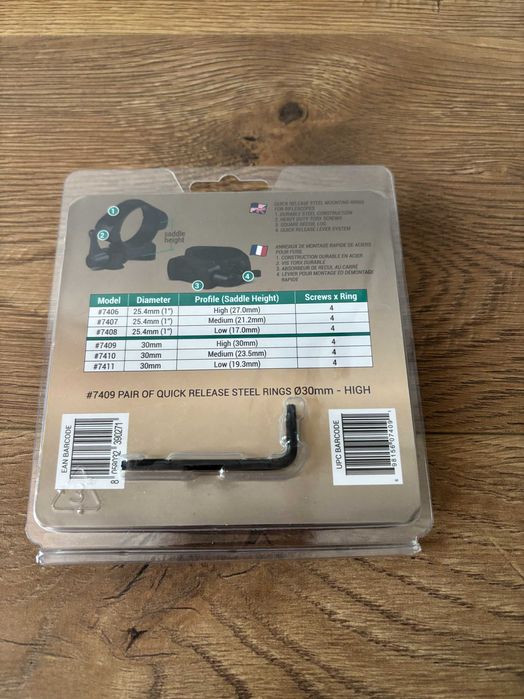 Inele de Prindere Quick Release Konus de Otel Inalte 30mm