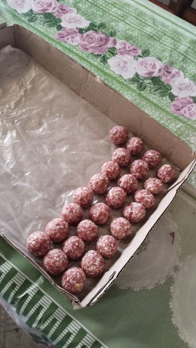 Домашний пельмени (чучвара) тефтели