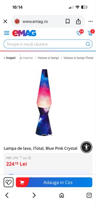 Lampa cu lava  iTotal