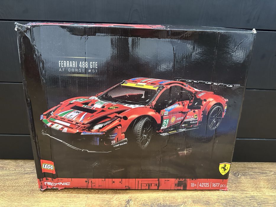 LEGO Ferrari 488 GTE 42125 - Чисто Ново, Неразопаковано