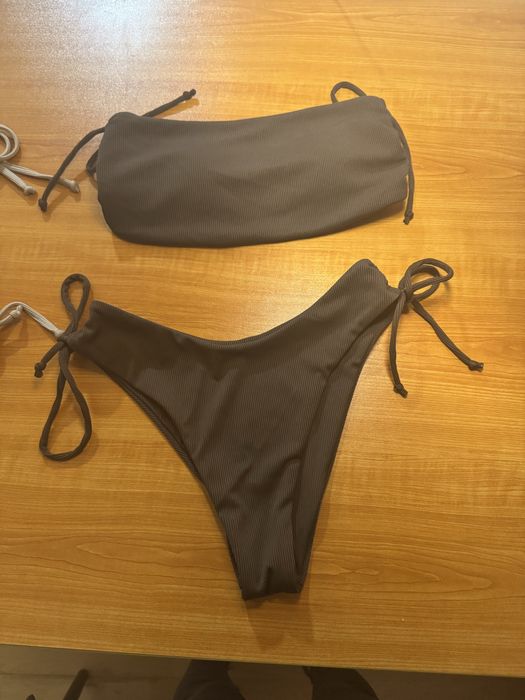 Бански чисто нови С/М кафеви бежови