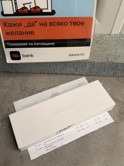 НОВ! APPLE WATCH Series 12 42mm Sp Gray Al 24М ГАРАНЦИЯ