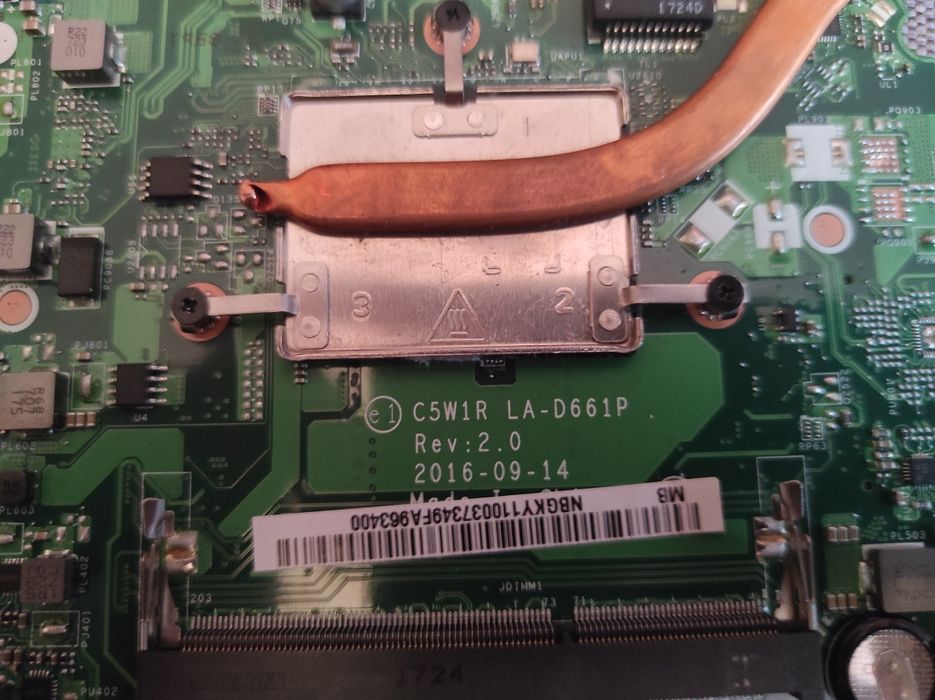 Aser Aspire ES1-523 C5W1R LA-D661P