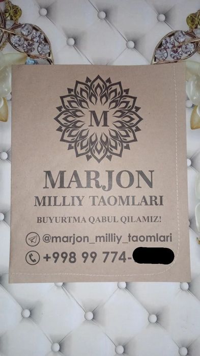 Somsa va gummalar uchun qogoz paketlar