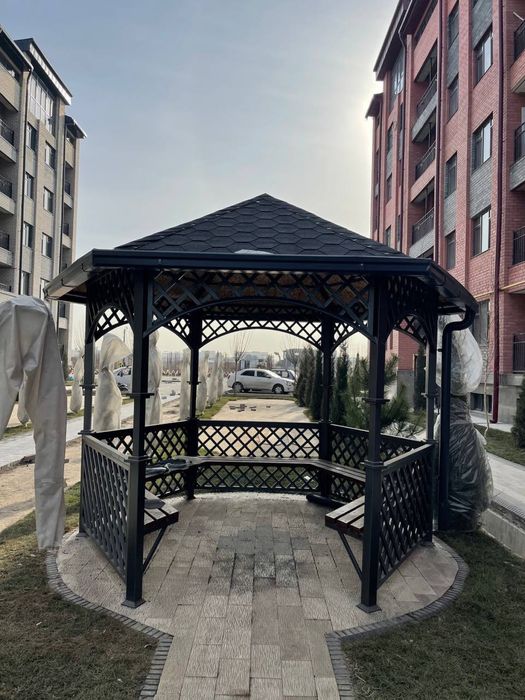 Besedka naves soyabon беседка беседки беседк навес метал конструкция