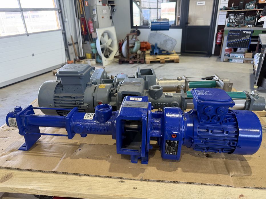 Нова шнекова/винтова помпа Netzsch 150-1000 l/h
