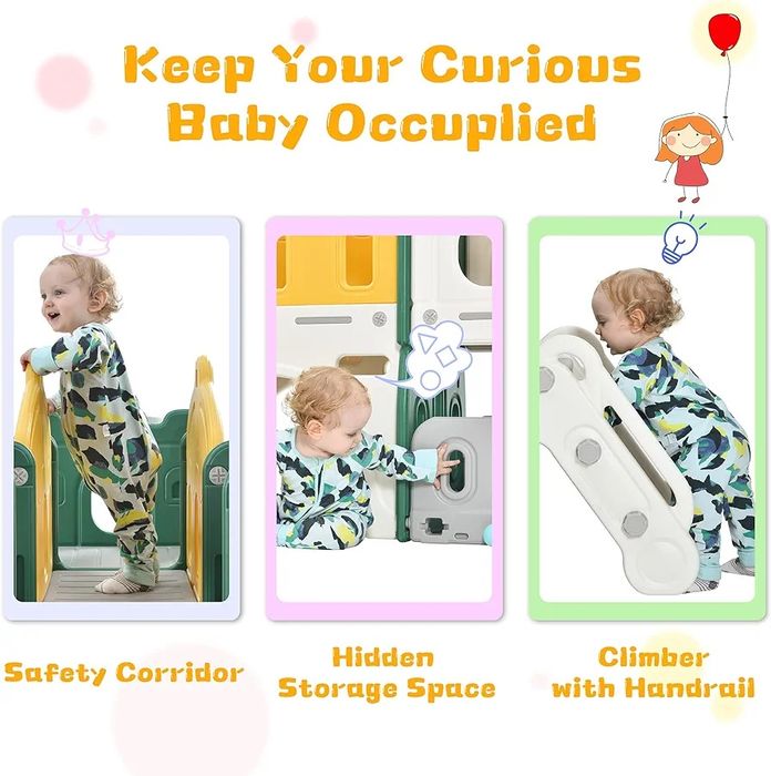 Детский игрового набора горка.