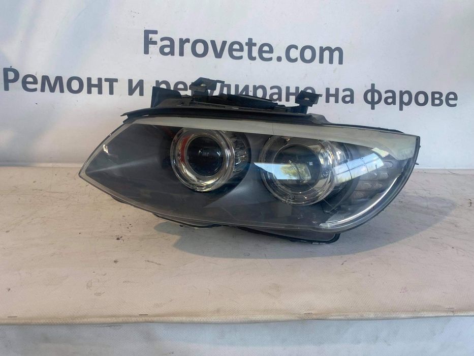 Ляв фар BMW E92 facelift фейслифт бмв е92 фар фарове far farove