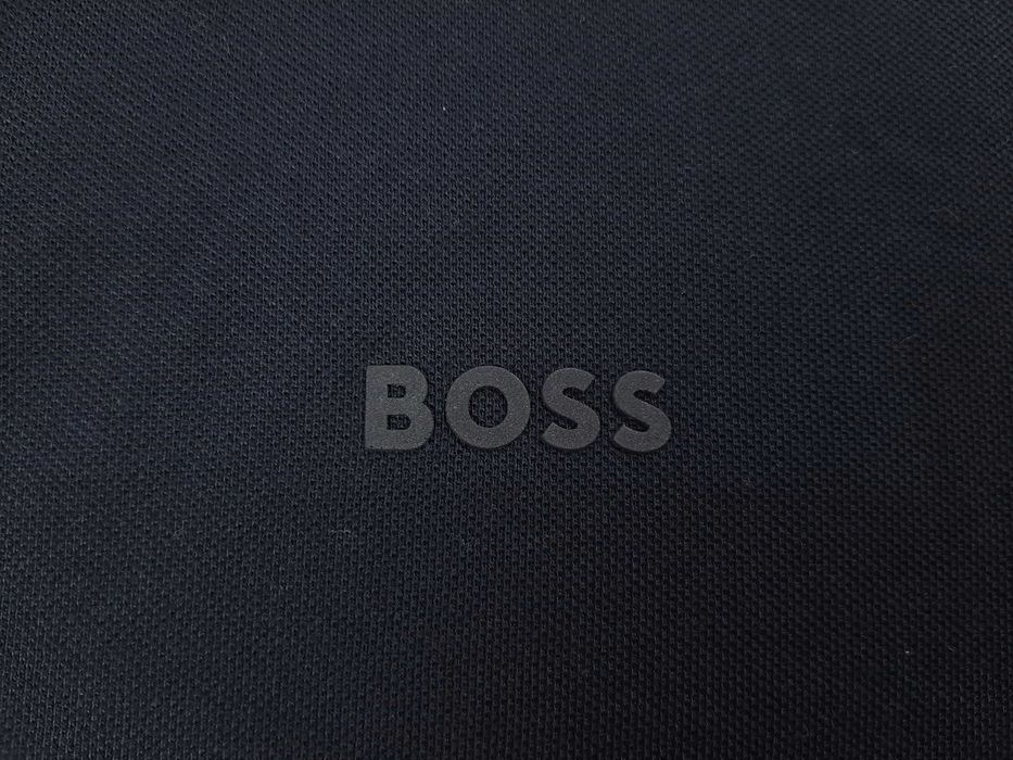 Hugo Boss Pio 1 - Оригинална мъжка тениска с яка размер S